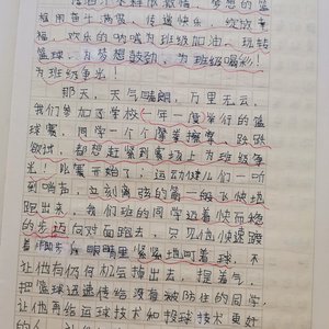 篮球训练收获及感想作文素材摘抄